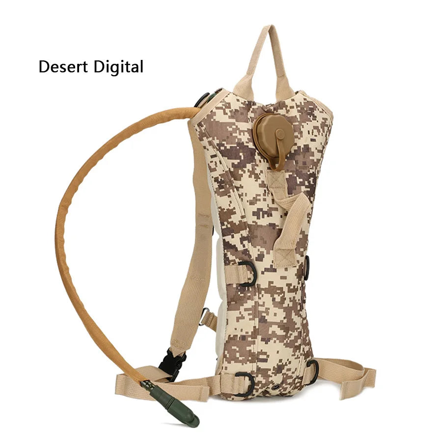 Sports backpack with 3L waterproof water bladder, suitable for running, jogging and cycling