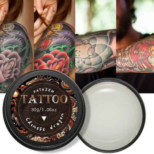 30g Tattoo Care Balm Natural Moisturizing & Nourishing Cream, Enhances & Protection Color, Gentle & Non-Irritating