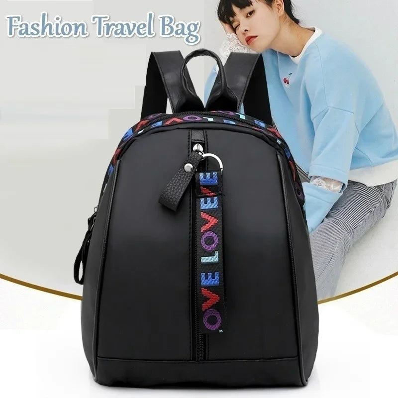 Mini Men's Backpack Fashion Small Black Shoulder School Bag for Man Canvas Designer Waterproof Sports Travel Male Backpacks