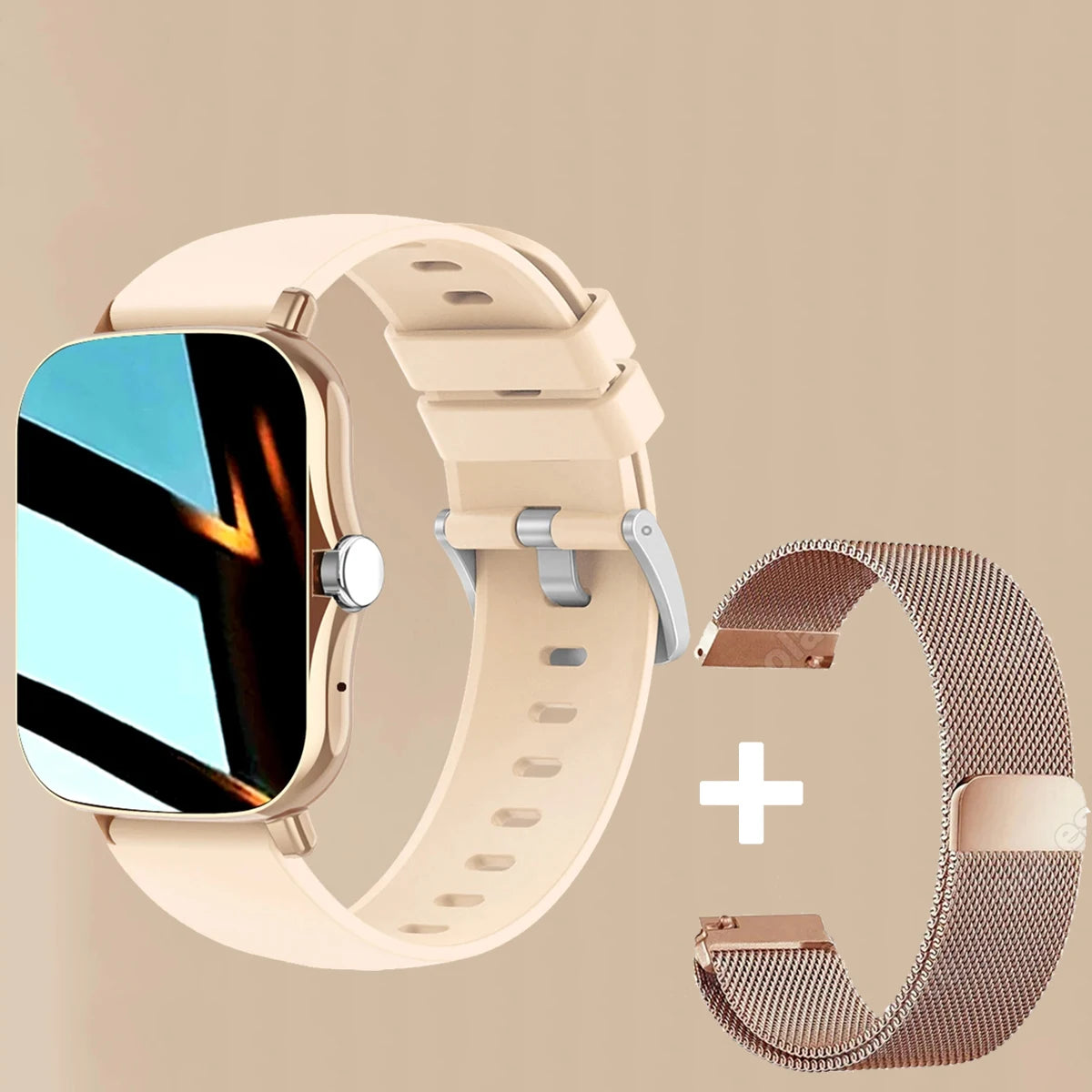 ساعة ذكية رياضية خارجية 2025 للنساء والرجال، ساعة لقياس معدل ضربات القلب وضغط الدم والأكسجين، خلفية شاشة، ساعات ذكية مزودة بخاصية الاتصال اللاسلكي وبلوتوث