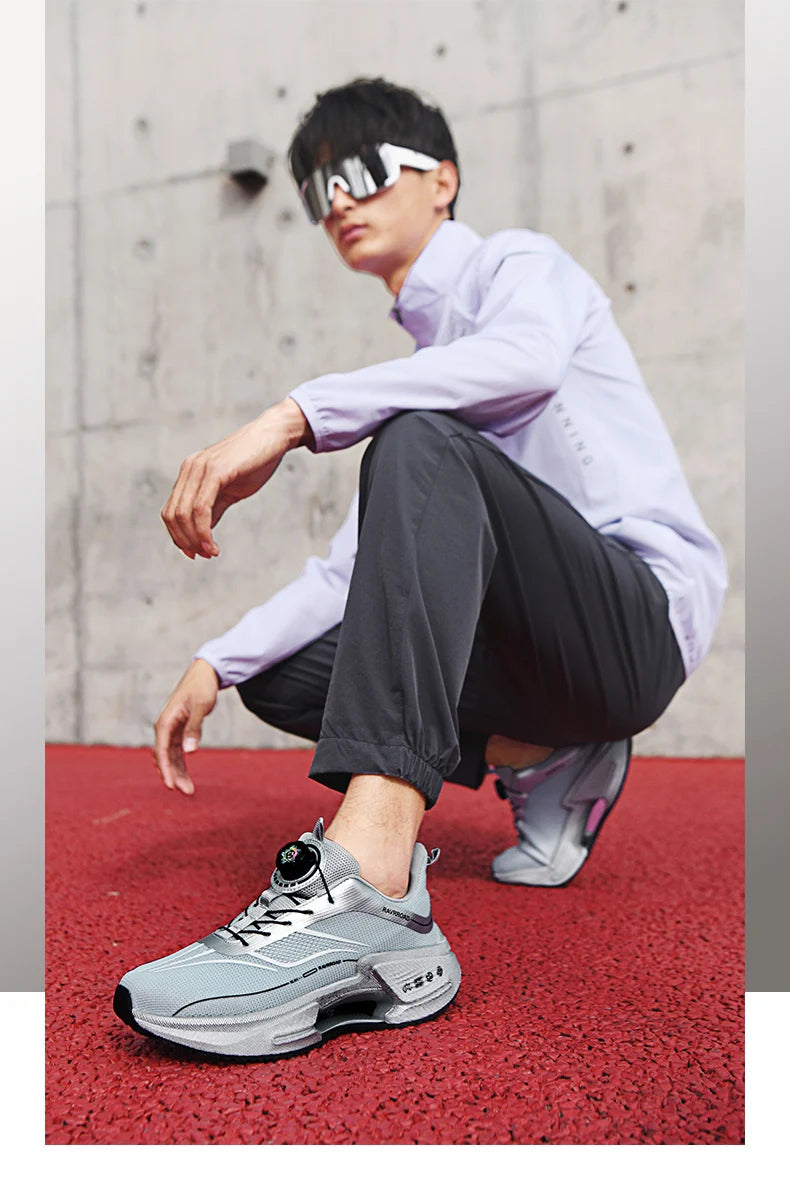 أحذية رياضية رجالية للجري، أحذية ماراثون كاجوال، خفيفة الوزن، قابلة للتنفس، مريحة، رياضية، مضادة للانزلاق، أحذية رياضية للمشي في الهواء الطلق