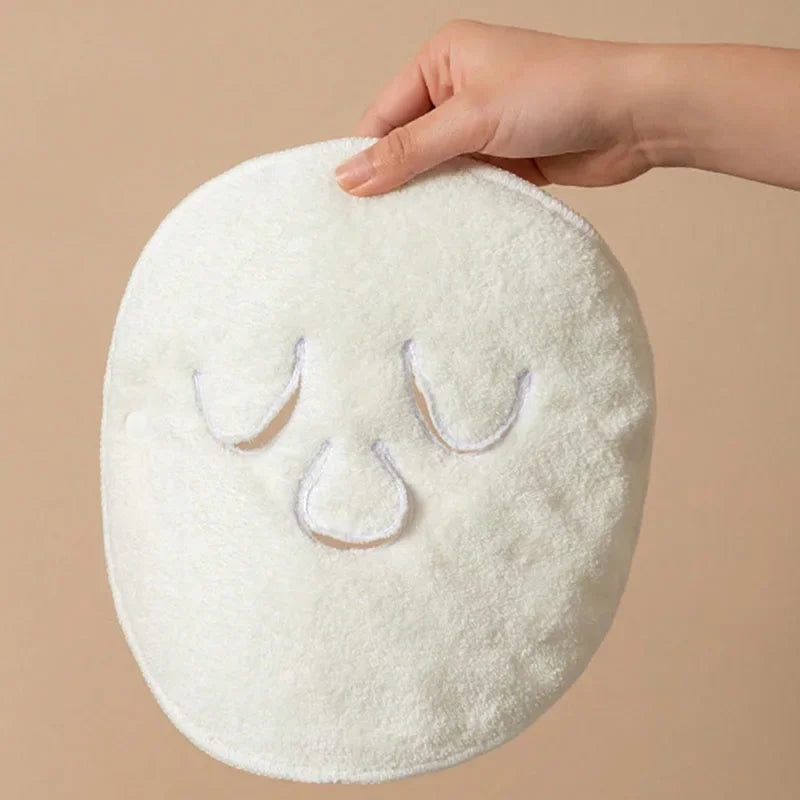 5-in-1 Facial Care Towel Set: Hot/Cold Compress, Cleaning, Moisturizing, Steaming & More! skin care tools