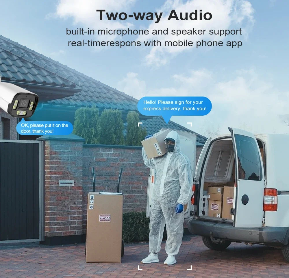 4MP 2MP IP Security Camera Wifi Outdoor Surveillance Home Protection CCTV Bullet Wireless Camara Video indoor Wi-Fi XM ICSee Cam