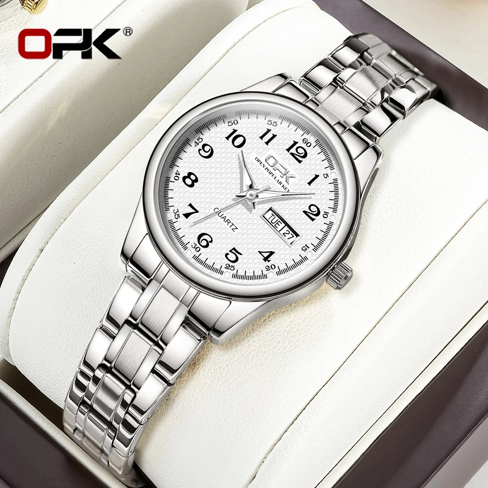 OPK 8110 Watch For Women Quartz Watch Waterproof Classic Luxury Brand Ladies Watch Stainless Steel Strap Watches Reloj Mujer SwiftNest