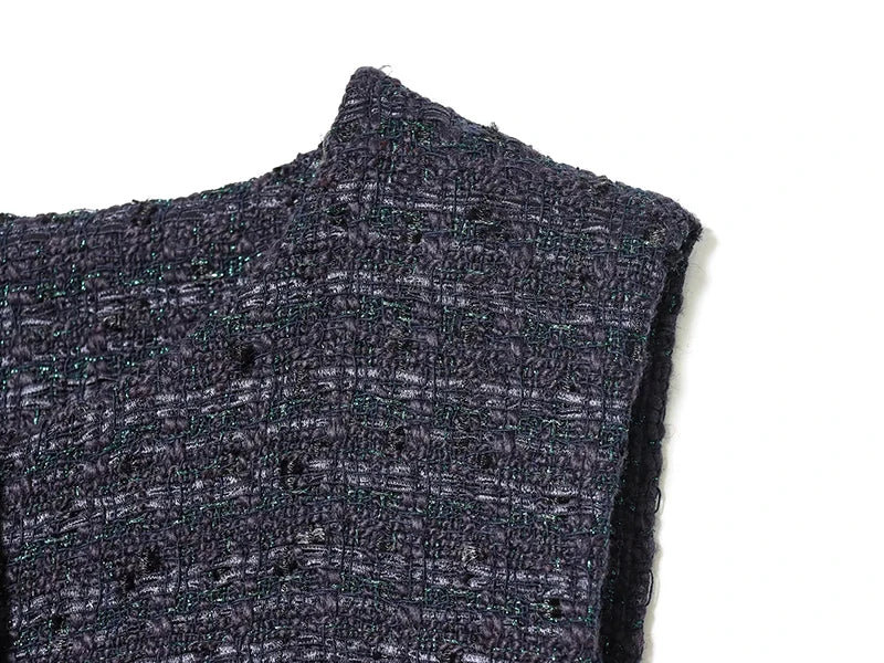 Women's Waistcoat Fashion With Belt O-Neck Sleeveless Vests Vintage Female Outerwear Chic Tops