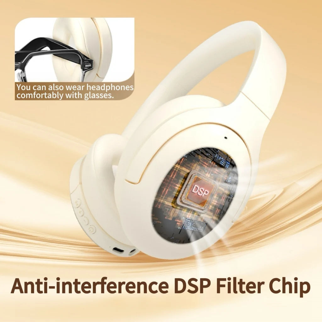 Bluetooth Headset with FM Radio Wireless Headset Bluetooth Earphone For HIFI Stereo With Built-in Mic