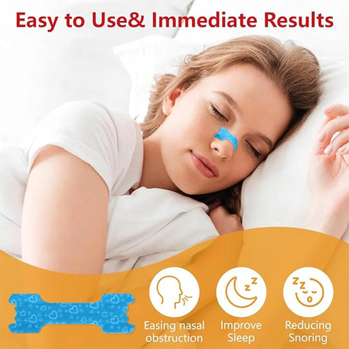 10/50/100pcs Breathing Nasal Strips Right Way Stop Snoring Anti Snoring Strips Easier Better Breathe Health Care Sleeping Well