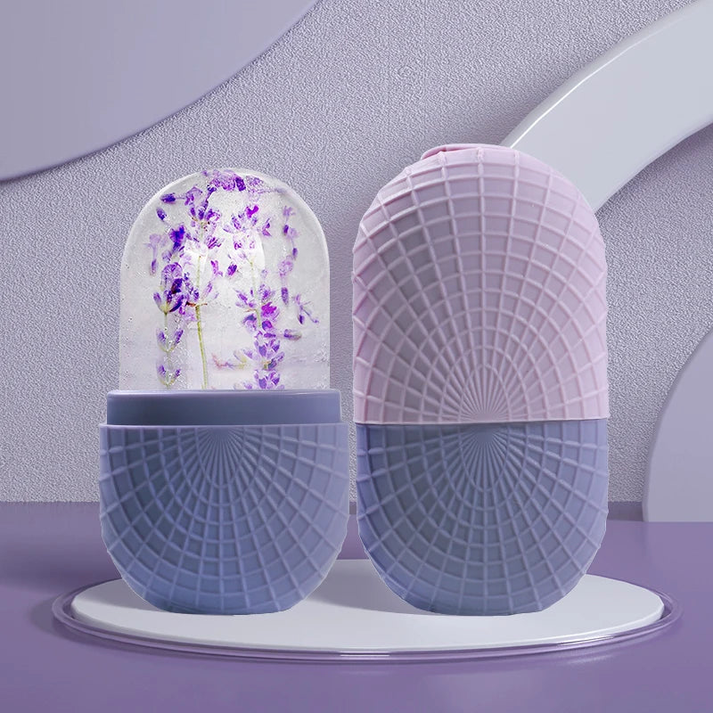 Face and Eye Ice Roller, Face Beauty Ice Roller, Facial Ice Massage Beauty Silicone, Reusable Leakproof Skin Care Tool