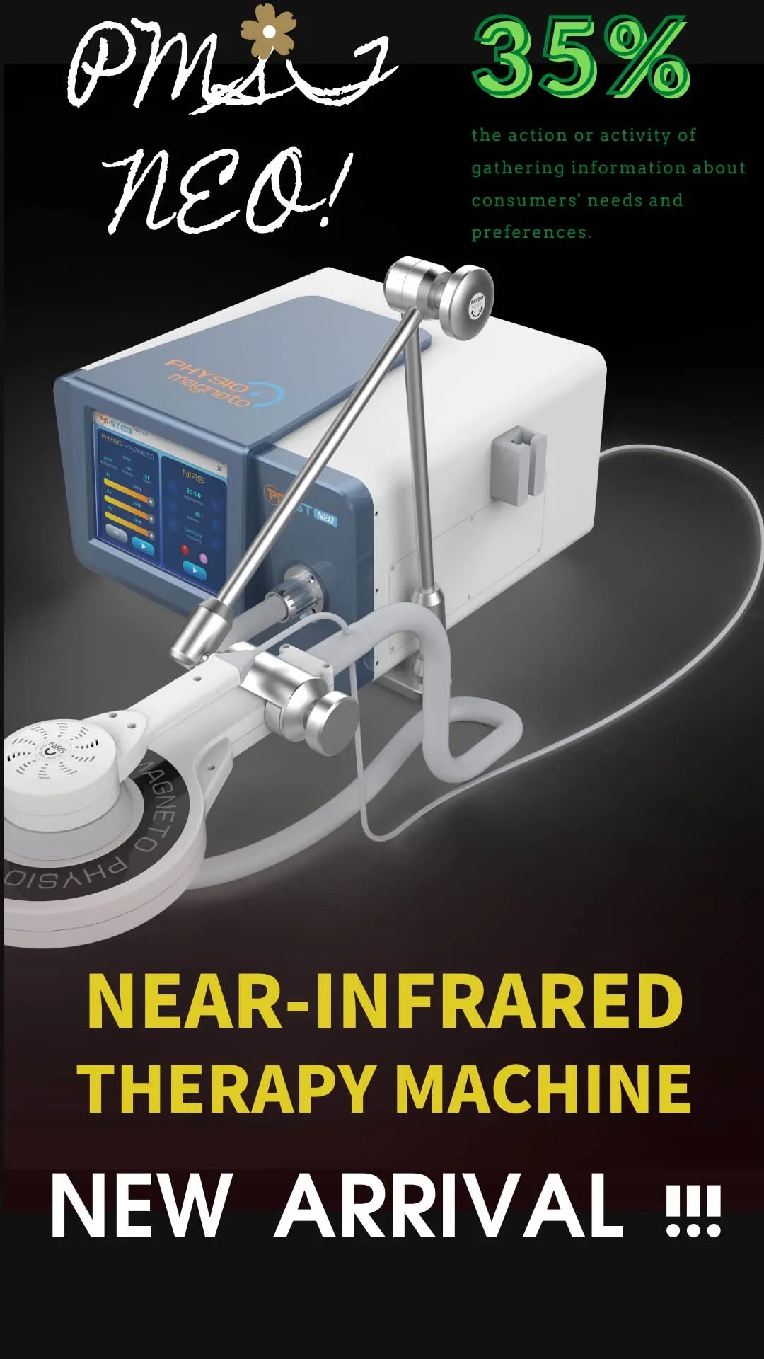 Magnetic Transduction Pulse Electromagnetic Field Therapy Device for Health And Wellness