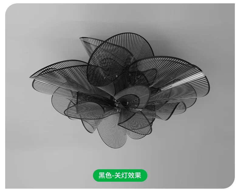 Bedroom light new light luxury modern simple northern Europe advanced sense petal lamps bedroom ceiling light