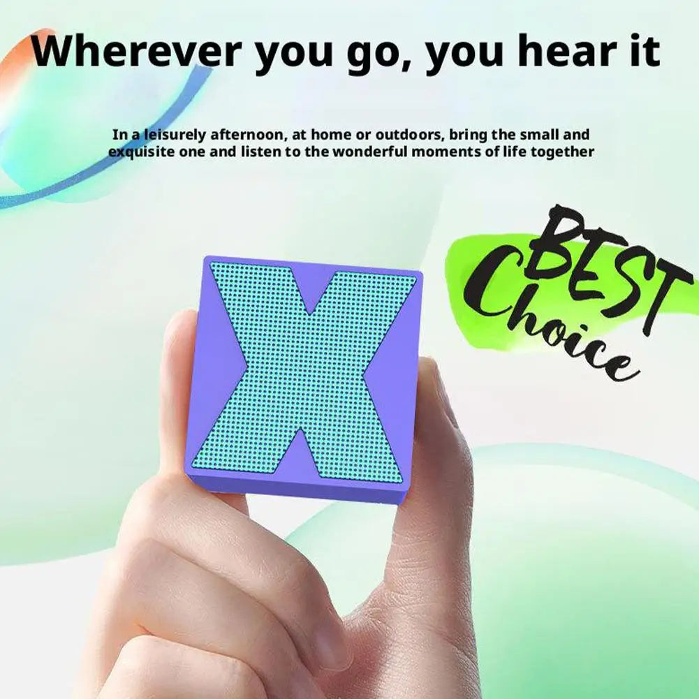 مكبر صوت محمول بتقنية البلوتوث - صوت محيطي عالي الدقة بزاوية 360 درجة، جهير قوي، صوت ثلاثي الأبعاد، إمكانية الاقتران، أحدث إصدار من تقنية البلوتوث 5.4، فكرة هدية مثالية