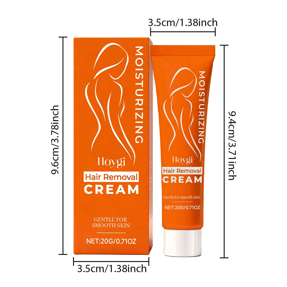 Sensitive Skin Facial Hair Removal Cream Gentle Painless Depilatory Effective Hair Removal Reshaping Skin Smooth Silky
