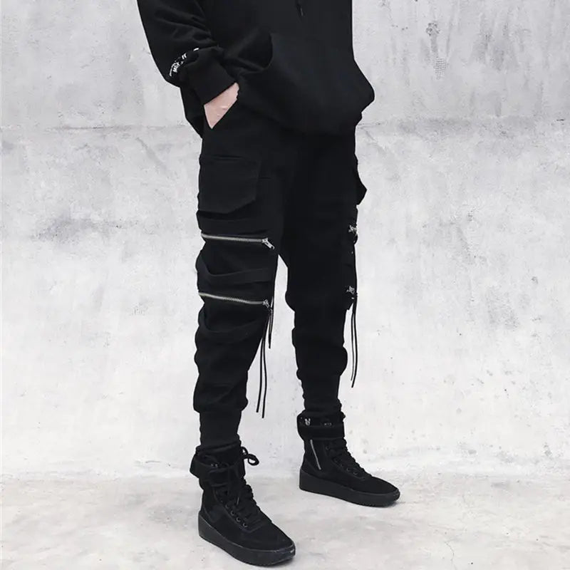 Men Pants Thin Fashion Casual Jogger Pants 2020 Streetwear Cargo Pants Men's Multi-pockets Trousers Fitness Gyms Sweatpants Mens