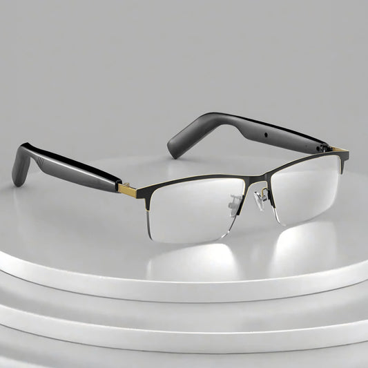 5.4 Wireless Smart Glasses Headset: Outdoor Sports Music and Talking Glasses, Birthday Gift for Men Women Glasses