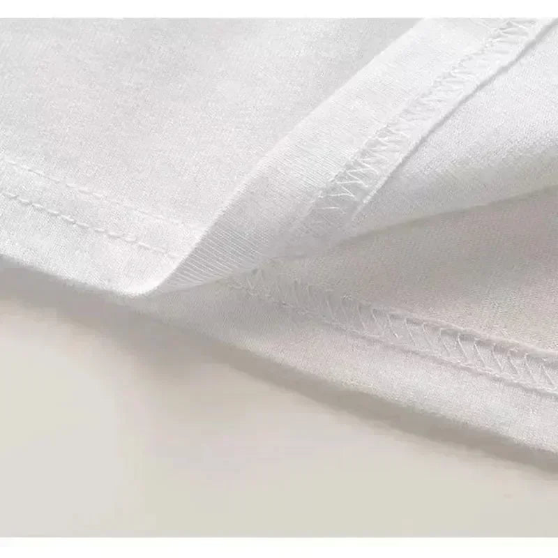 Fashion T Shirt for Men Women Summer Black White T-Shirts Clothing Polos Short Sleeve Luxurys Clothes High Quality Cotton Tops