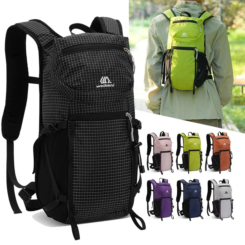 Outdoor Cycling Mountaineering Sports Hiking Backpack Men Women Large Camping Trekking Rucksack Running Climbing   Training Bags
