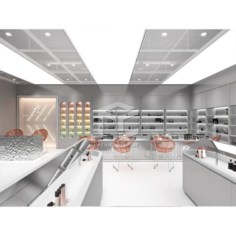 2025customized.Best Makeup Shop Equipment Make Up Store Displays Beauty Supplies Store