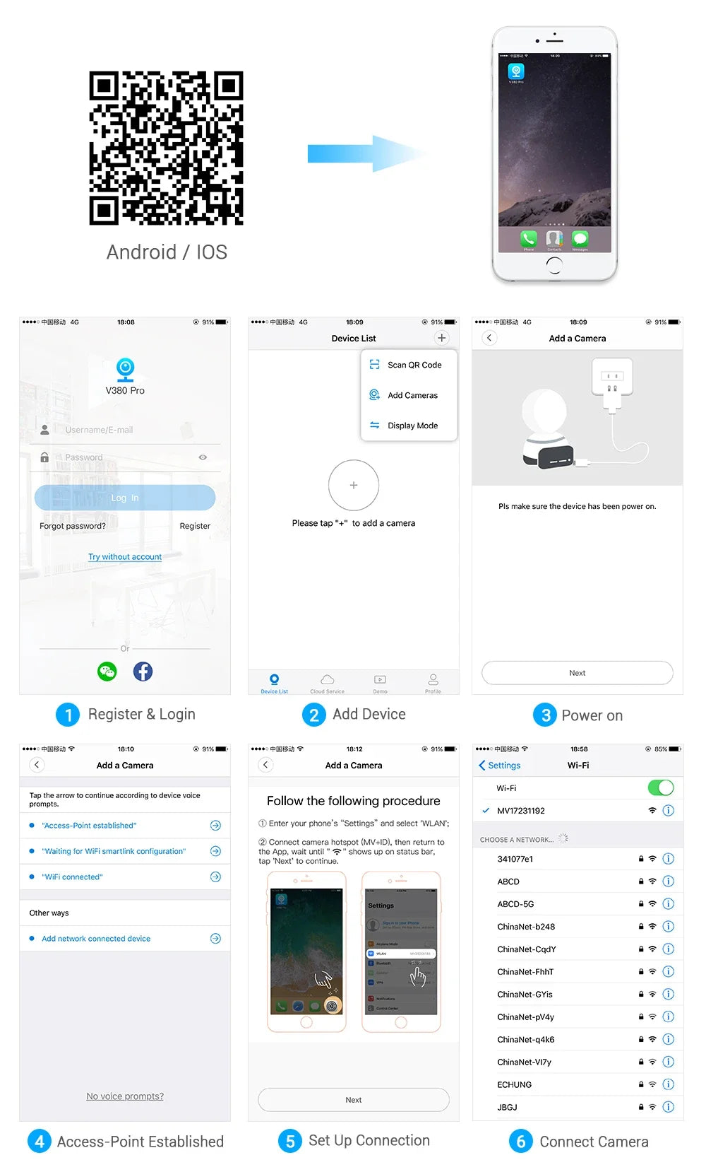 4K 8MP WIFI IP Camera HD PTZ 4G SIM Dual Lens Video Camara 8X Zoom Human Trackin IP66 Waterproof V380 Pro Outdoor Wireless CCTV
