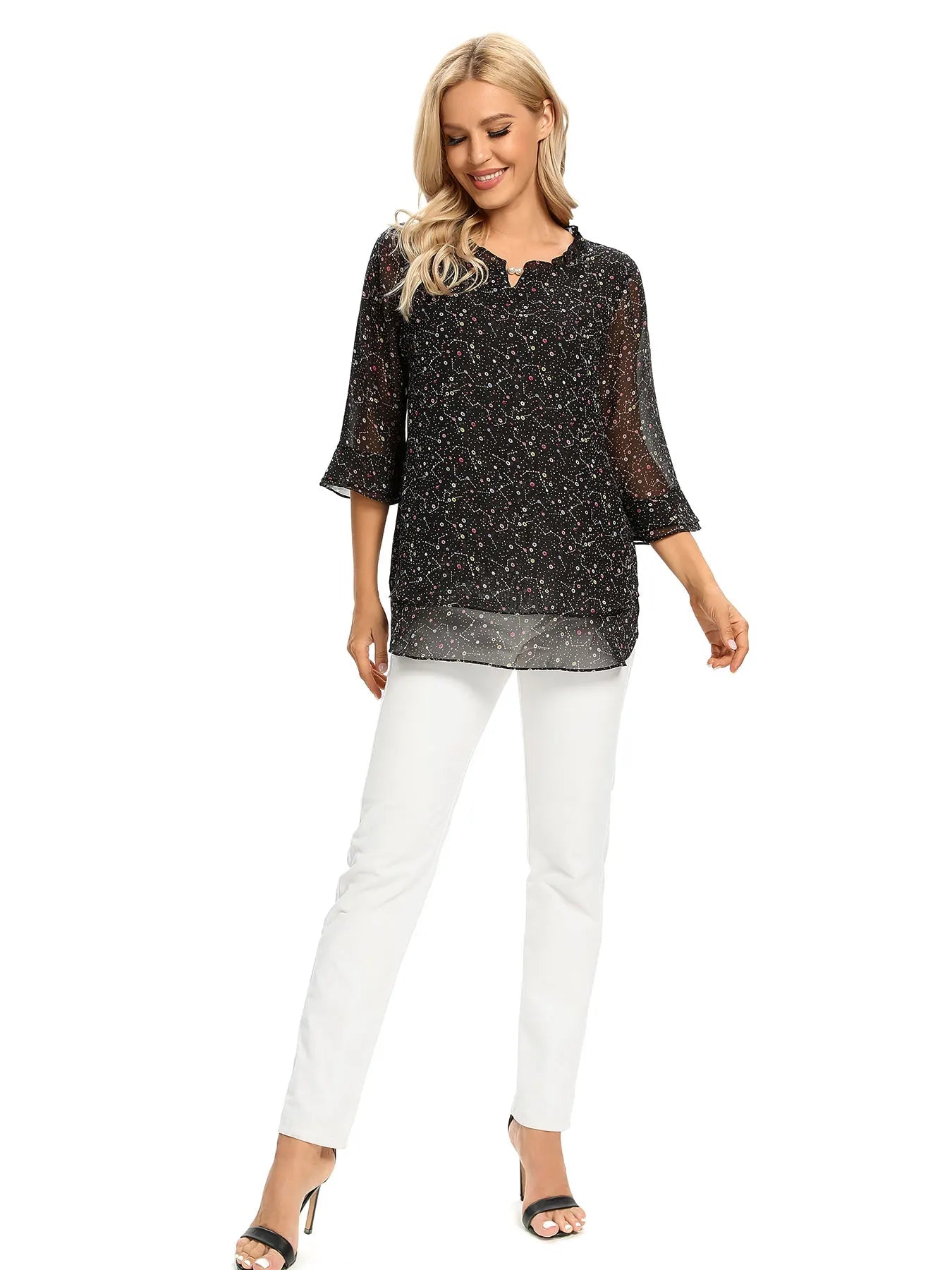 Women Woven Fashionable Casual Top For Spring And Summer SwiftNest