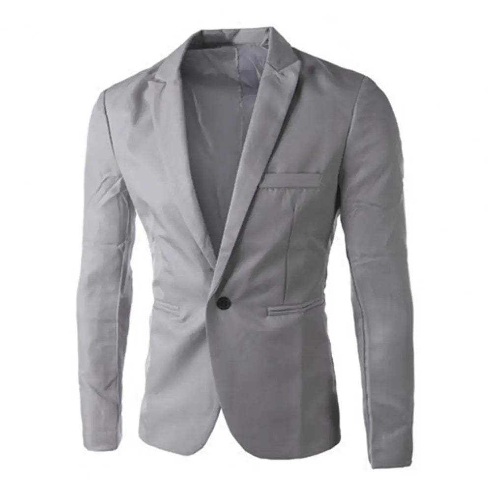 Mens Casual Blazers Vintage Work Suit Men Fashionable Suit Spring Summer Formal Slim Fit Blazers Jackets Casual Blazer