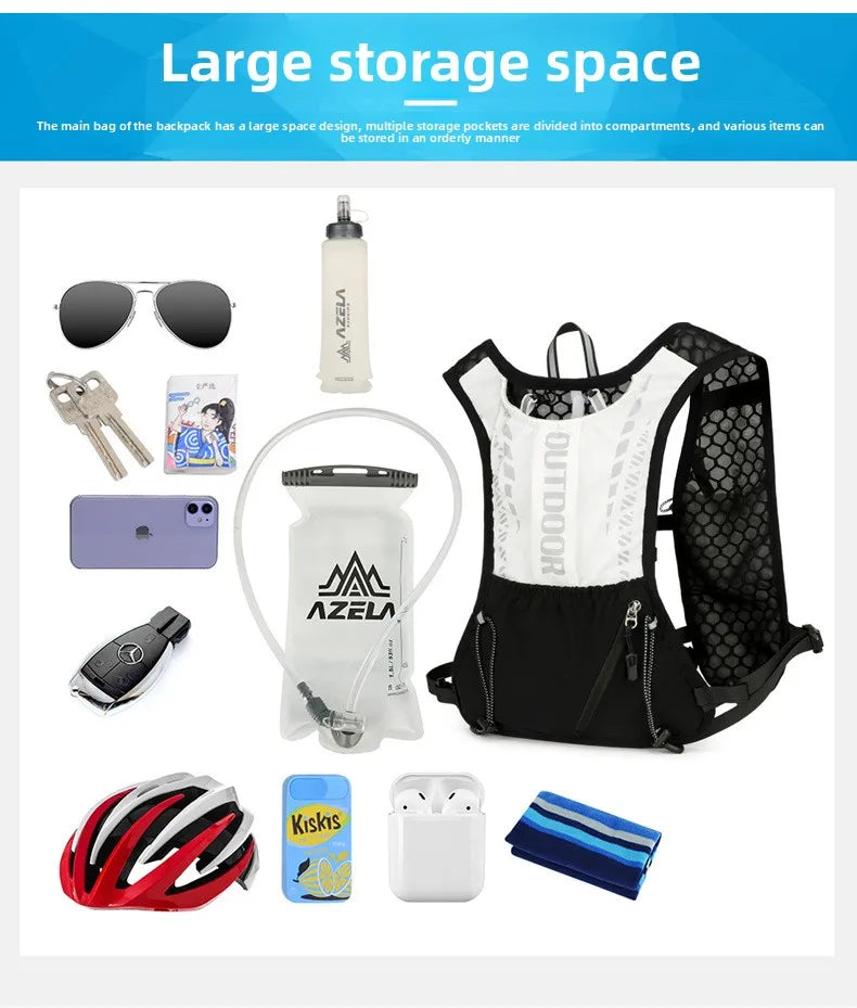 Outdoor sports water bag, hiking, running, cycling, backpack, off-road hiking backpack, water bag package