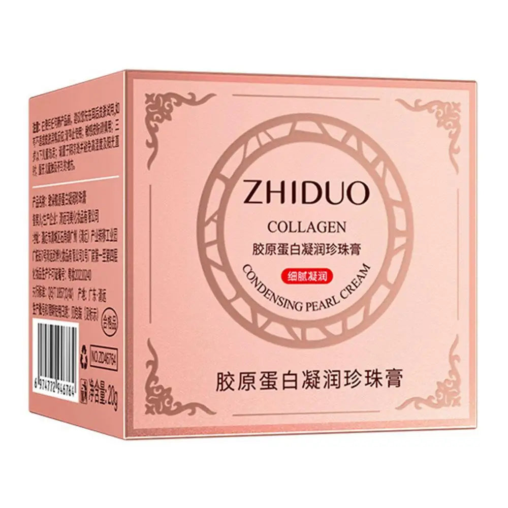 Collagen Moisturizing Pearl Cream Facial Moisturizer Face Care Product Deep Moisturizing Skin Softening Moisturizing Cream