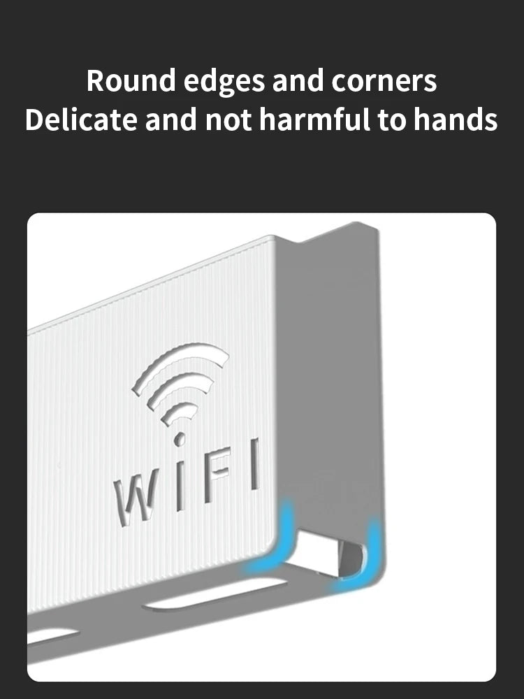 Home Router Storage Box, Wireless WIFI, TV Set-Top Box Wall Mounted Storage Rack, For Living Room, Bedroom Sorting Storage