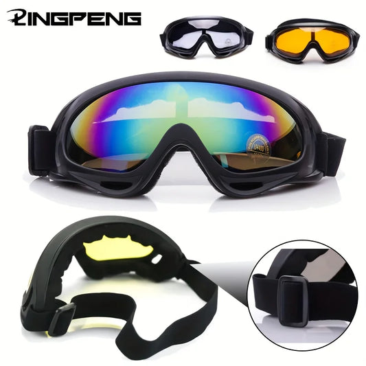 Outdoor Goggles, Ski Goggles, Windproof Goggles, Bicycle and Motorcycle Riding Glasses, Sports Glasses, Ski Goggles