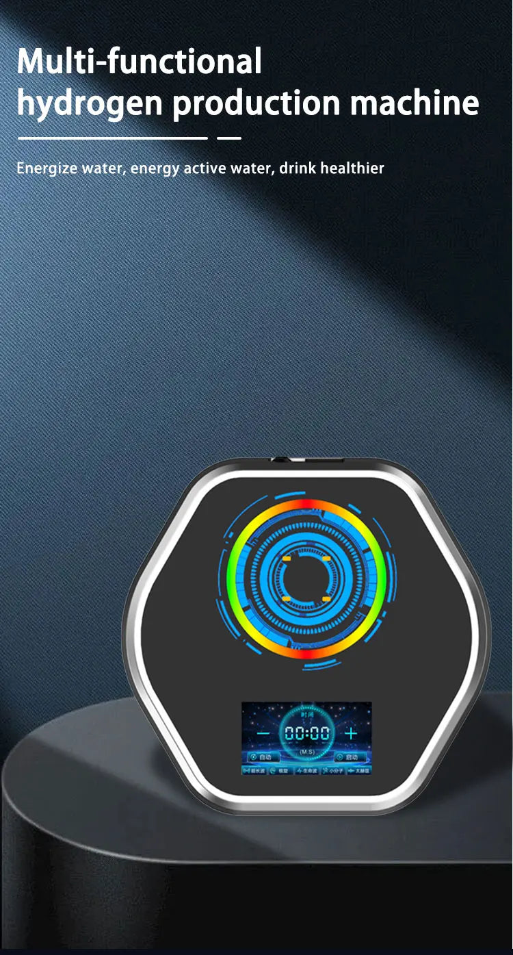 Newest Iteracare Advanced Health Water Machine Home Use 5 Modes Terahertz 2.0 Polymer Energy Detector Tester for Wellness