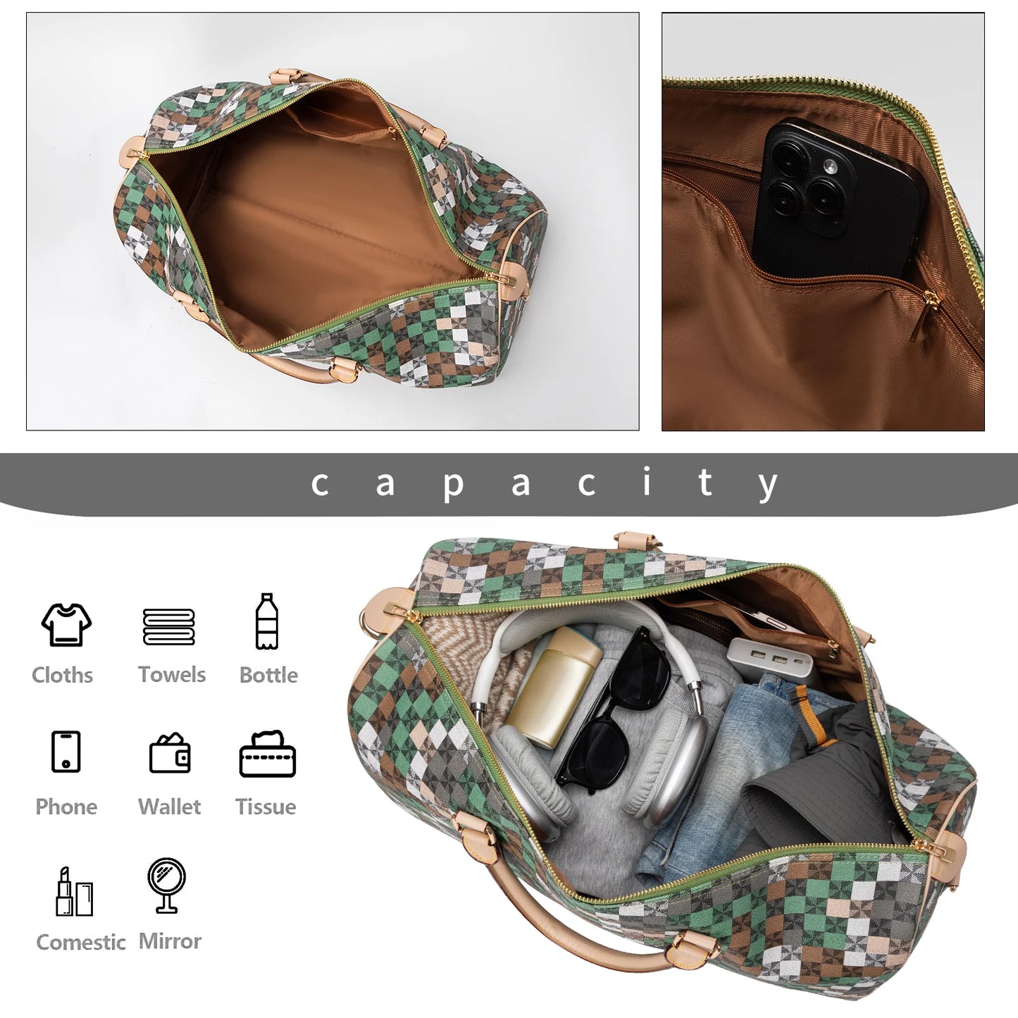 حقائب سفر جديدة لعام 2025 للرجال، حقائب سفر ترفيهية، حقائب لياقة بدنية للنساء، حقائب سفر بسعة كبيرة، حقائب يد، حقائب سفر دافل