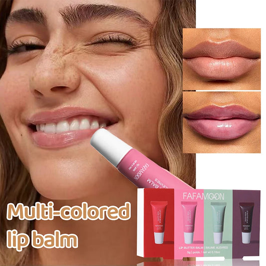 مجموعة العناية بالشفاه الصيفية المرطبة، مرطب شفاه، تنعيم خطوط الشفاه، تغذية تدوم طويلًا، للنساء، العناية اليومية، المكياج، العناية بالشفاه