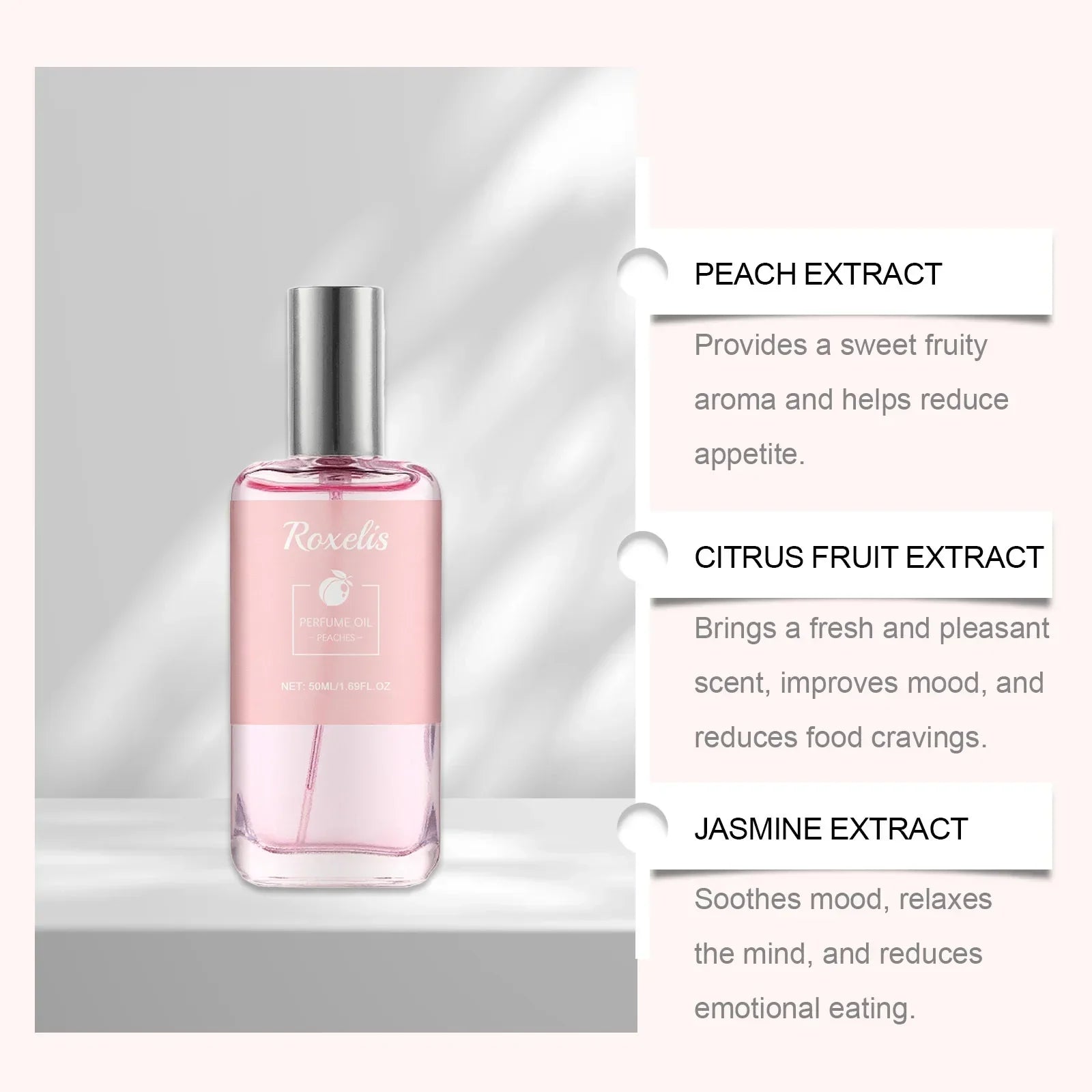 Peach Fragrant Perfume Lasting Sweet Aroma Light Fragrance Enhanced Pheromone Elegant Stimulates Flirtation Perfume Social Date SwiftNest