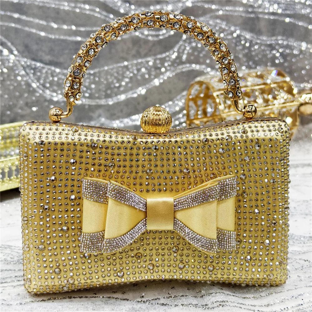 مجموعة أحذية وحقائب يد مدببة بمقدمة مدببة باللون الأخضر الزيتوني، أحذية بكعب متوسط ​​للنساء، مطرزة بأحجار الراين بتصميم إيطالي