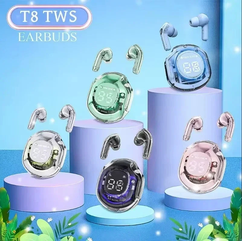 Wireless Bluetooth Headset Wireless Bluetooth Headphones LED Power Digital Display Stereo Wireless Earphones for smartphones