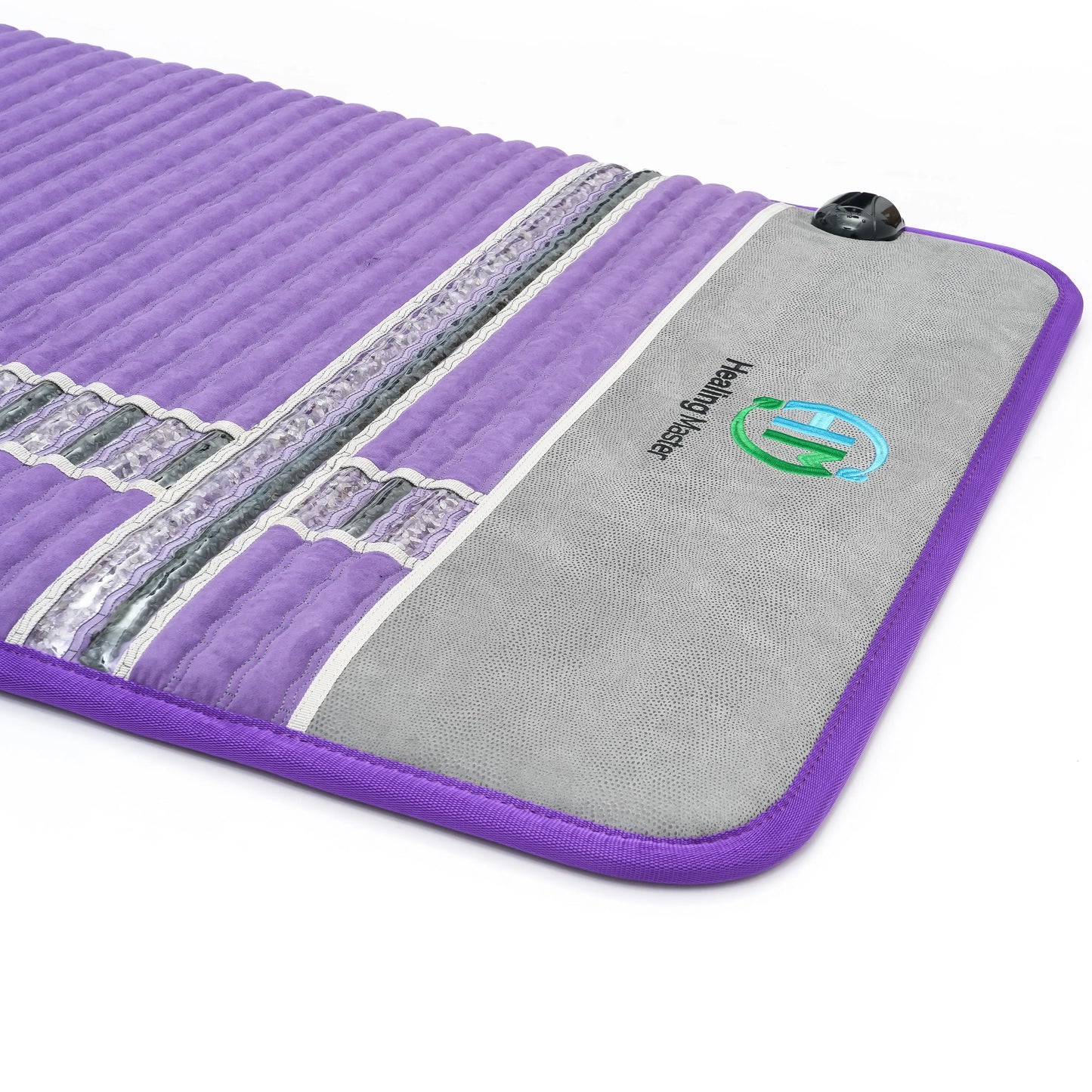 High-Dose Amethyst PEMF Mat 1-50hz Tourmaline Far Infrared Negative Ion Massage Mattress for Health Care and Wellness