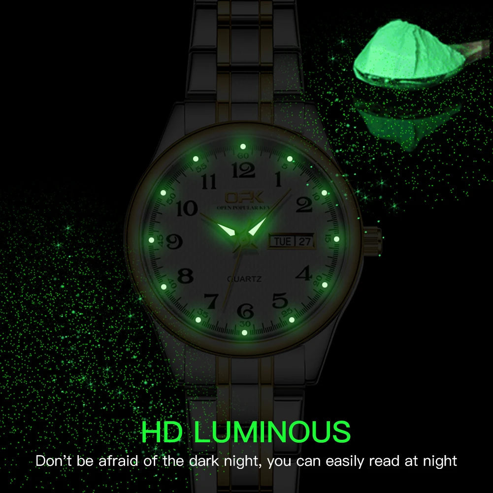 OPK 8110 Watch For Women Quartz Watch Waterproof Classic Luxury Brand Ladies Watch Stainless Steel Strap Watches Reloj Mujer SwiftNest