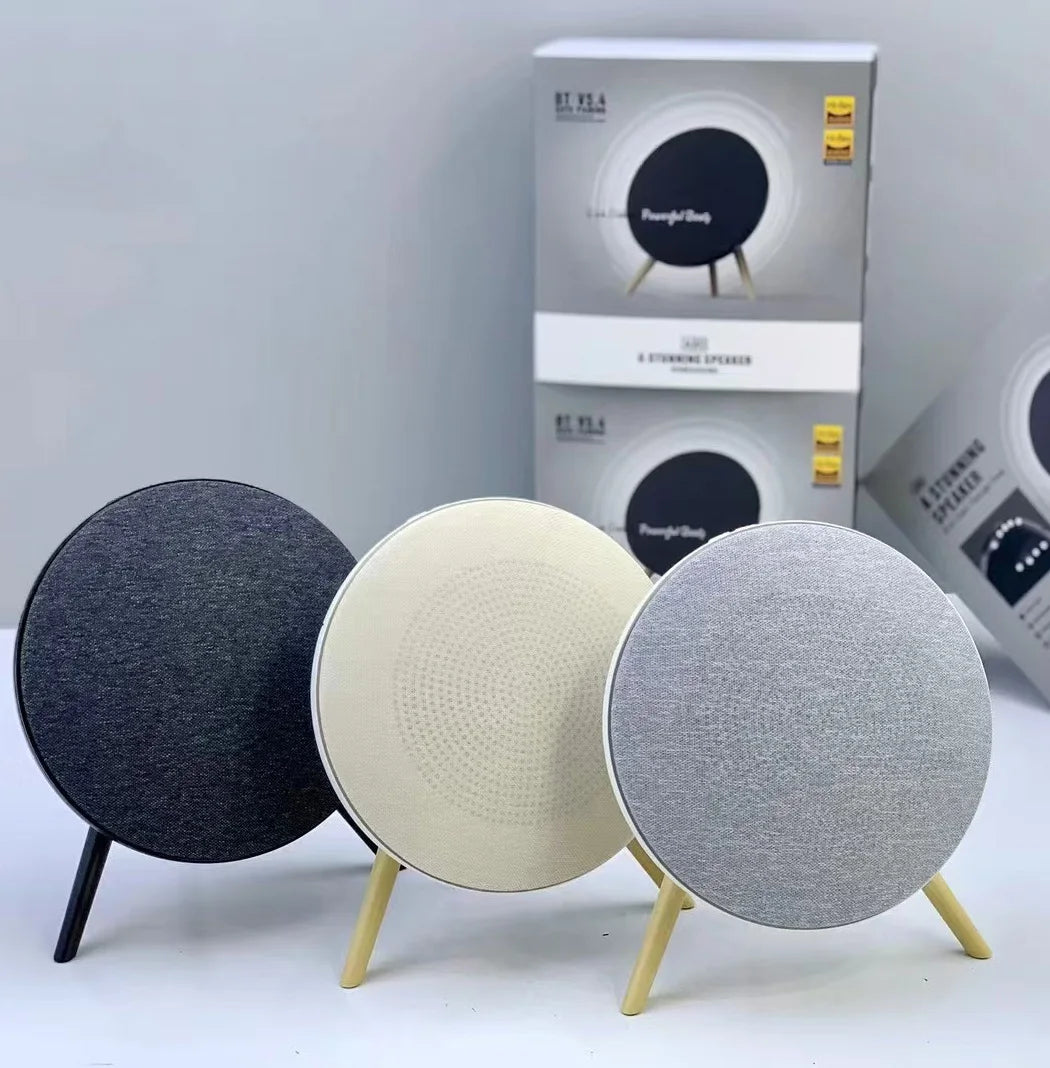 مكبر صوت صغير بتقنية البلوتوث بتصميم UFO BT 5.4 HIFI ستيريو لاسلكي نظام صوت المسرح المنزلي يدعم TWS TF USB AUX FM Play