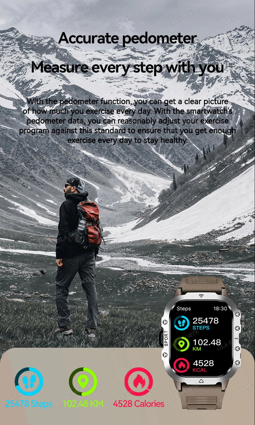 Outdoor Sports Smart Watch 2.01 Inch AMOLED Screen LED Flashlight Bluetooth Talking Smart Watch for Men Women Holiday Gifts 2025