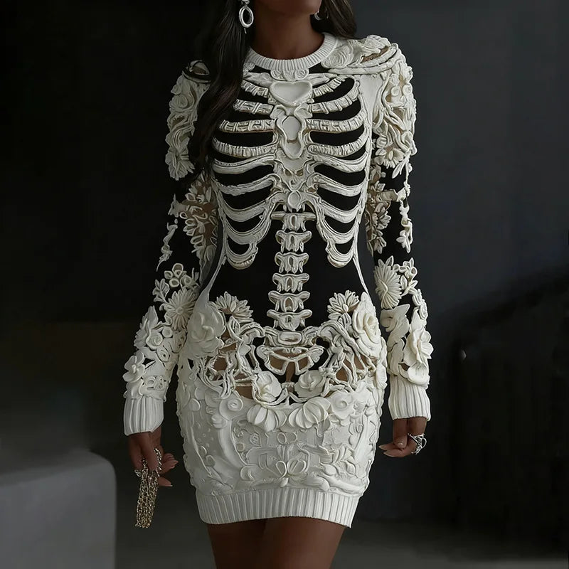 2025 Women Dress Elegant Fashion Beautiful Women's Dresses Party Night Dresses Evening Woman Dress Female Printed Bodycon Skirts