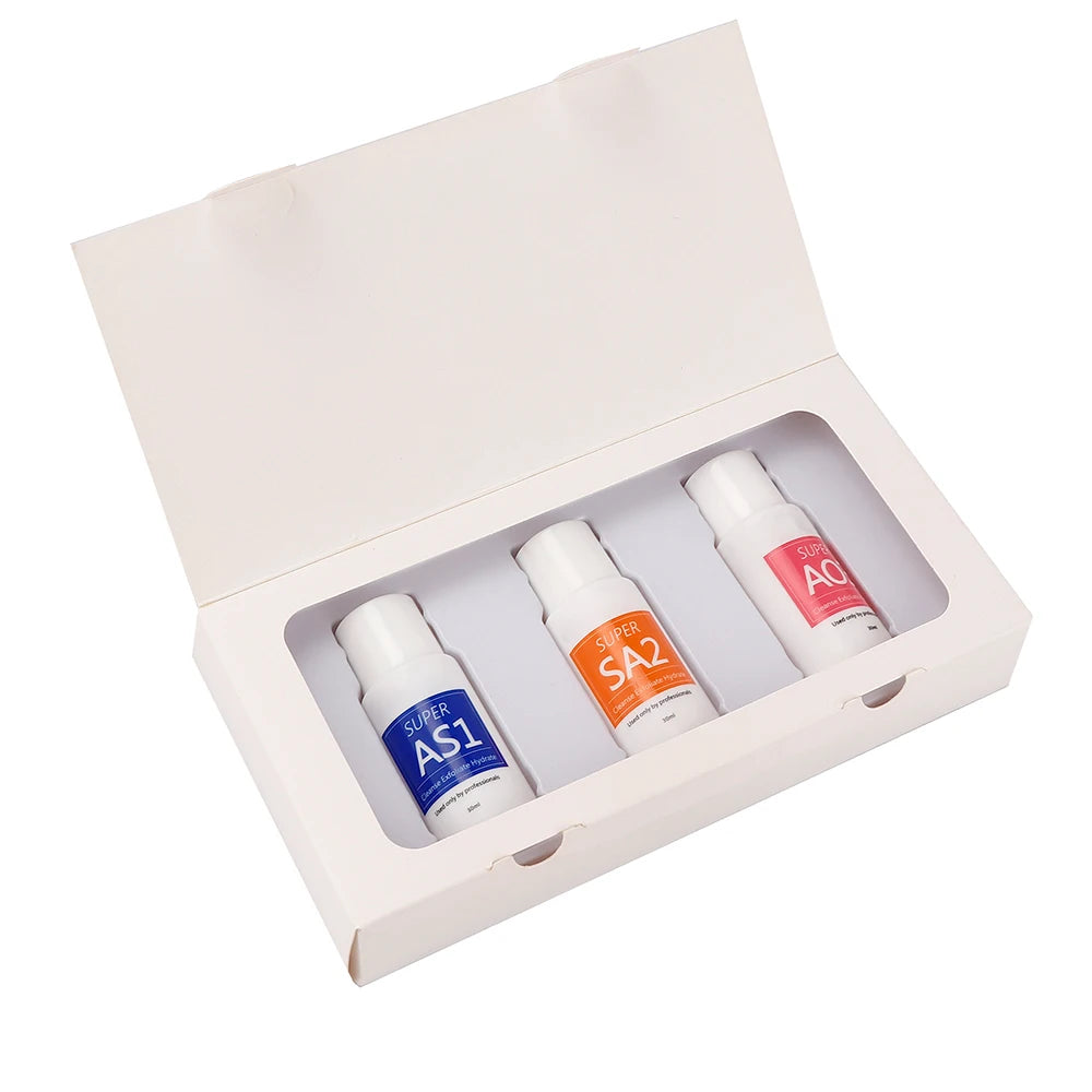 Facial Skincare Solution Face Serum AS1 SA2 AO3 Aqua Peel Solution For Facial Machine Skin Deep Cleaning Serums