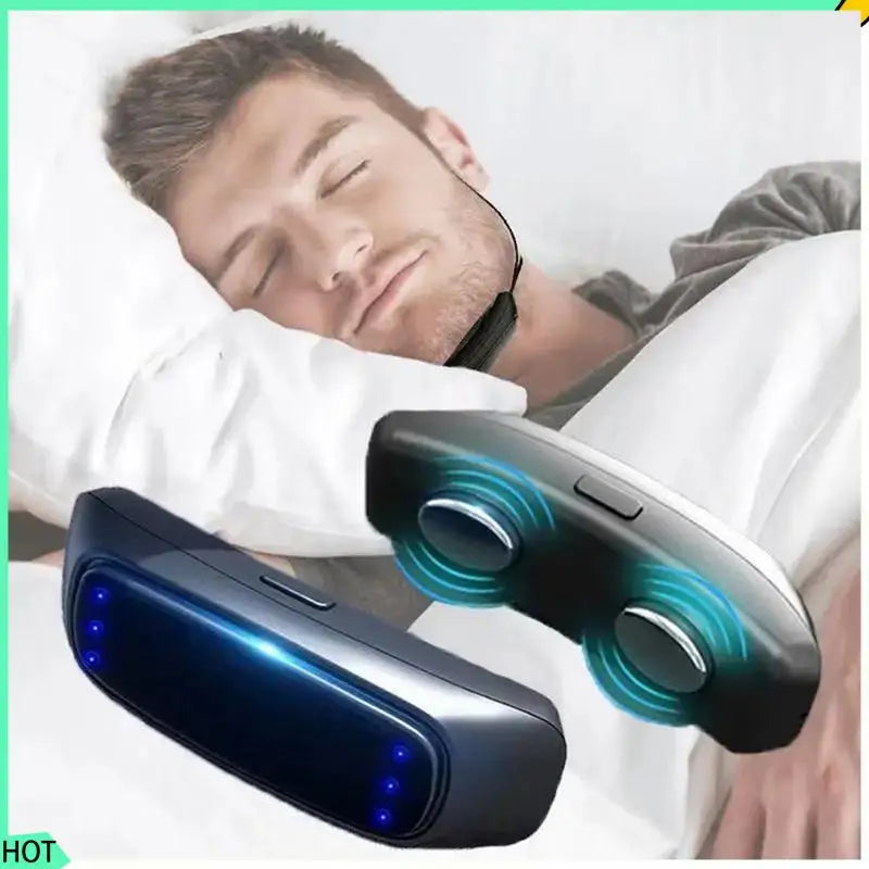 AWAH Smart Anti Snoring Device Household Anti-Snoring Device Portable Comfortable Sleep Well Stop Snore Health
