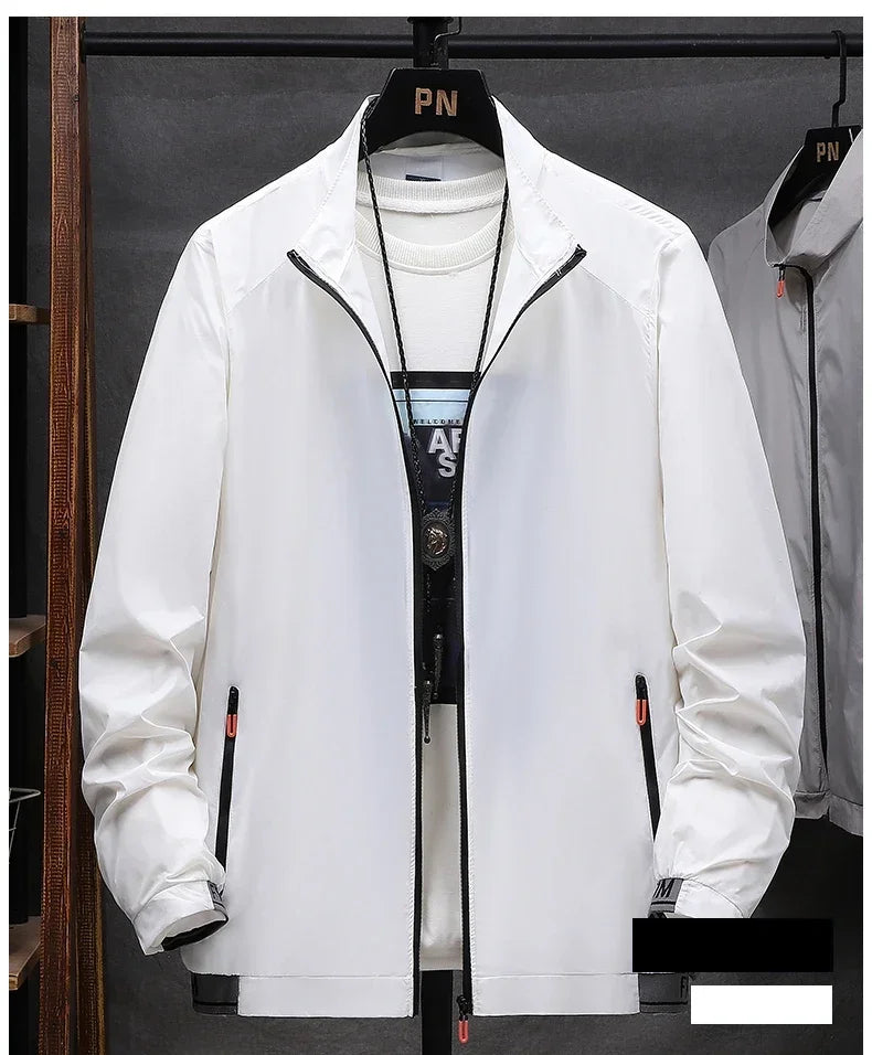 New Sunscreen Coats Men's Breathable Sports Waterproof Jacket Summer UV Protection Outdoor Fishing Skin Clothing