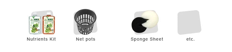 Home Greenhouse Automatic Home Garden Hydroponic Plant Grow System Led Light Smart Planter Flower Pot Hydroponic Indoor Herb Kit