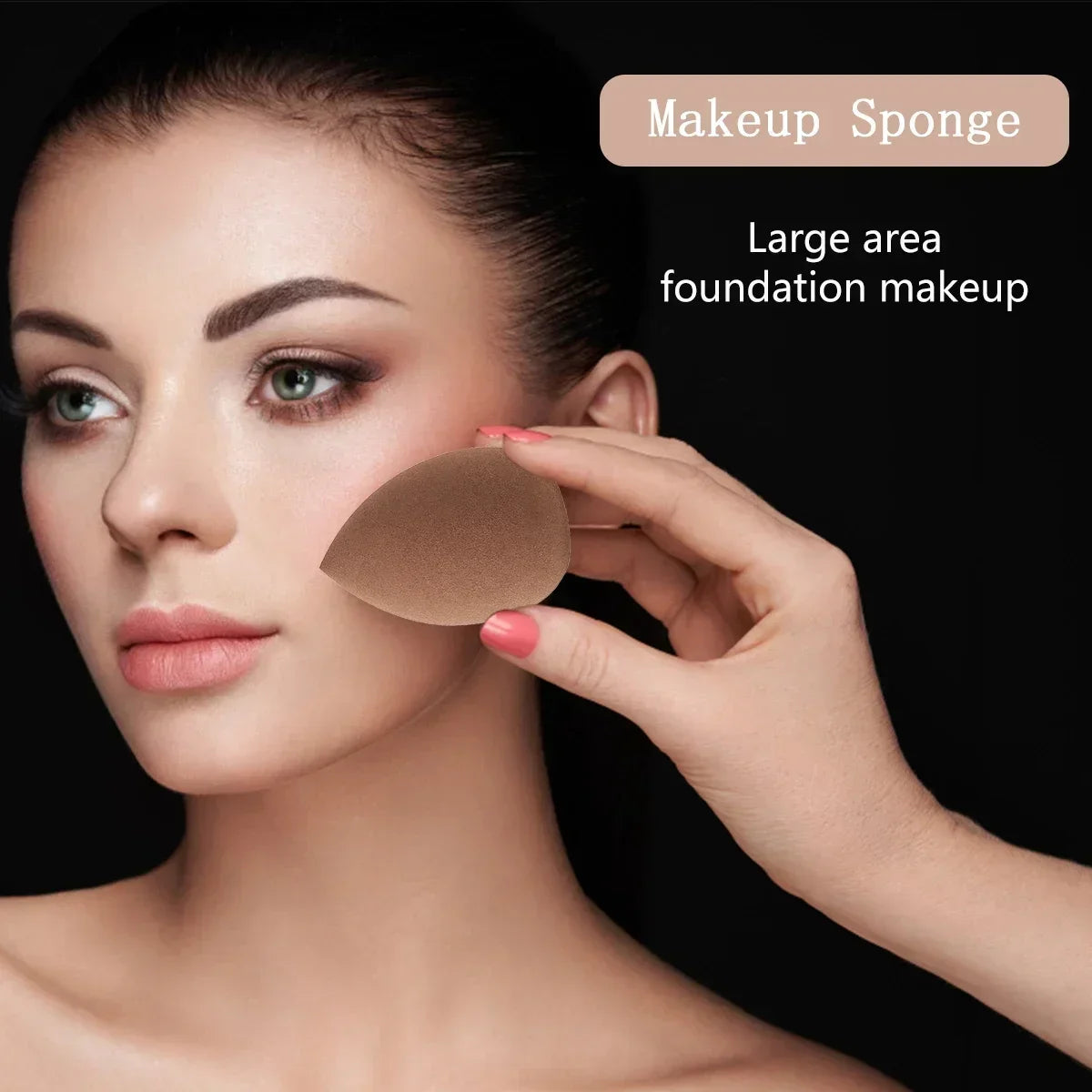 33pcs beauty set makeup kit  large and small beauty sponges for flawless makeup application and removal of makeup full set