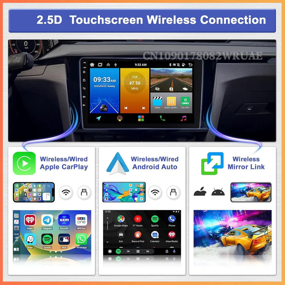 Android 15 For Hyundai Classic Santa Fe 2000-2004 JAC S1 (Rein) 2005-2015 Car Radio Qualcomm BT GPS Navigation QLED 5G WIFI AUTO