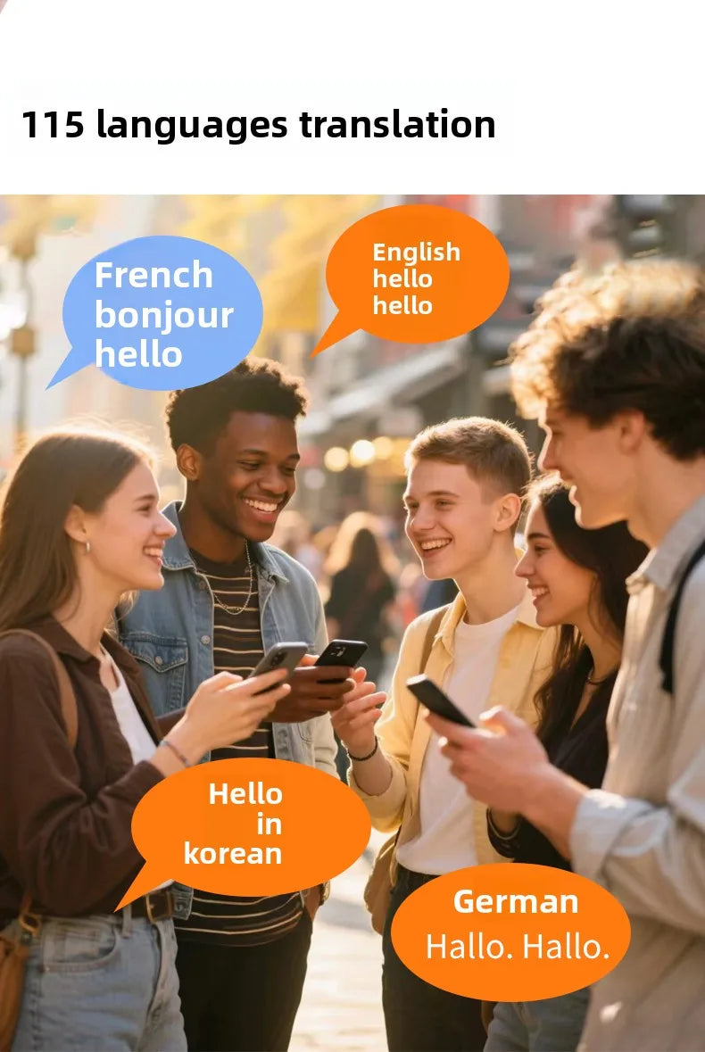 New HYUNDAI X1PRO Wireless Bluetooth 6.0 Headphone,AI Translation Earphones,100+Languages,With Magnetic Touch Control LED Screen