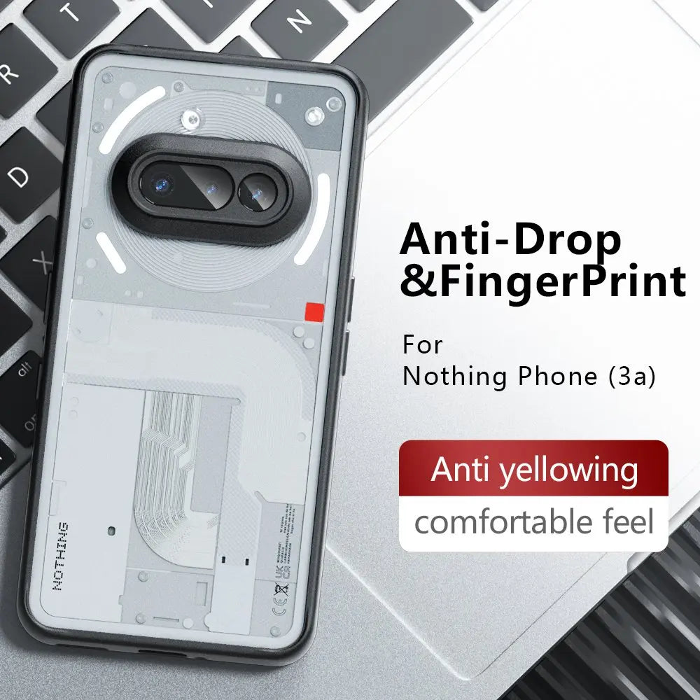 Clear Case For Nothing Phone 3a Cover Nothing Phone 3a Fundas Hard PC Camera Protector Shockproof Back Case For Nothing Phone 3a