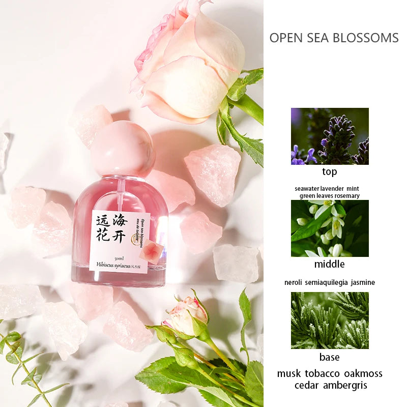 50ml Floral Fruity Perfume For Women Sweet Fresh Long-lasting Romantic Feminine Fragrance Elegant Daily Eau De Toilette SwiftNest