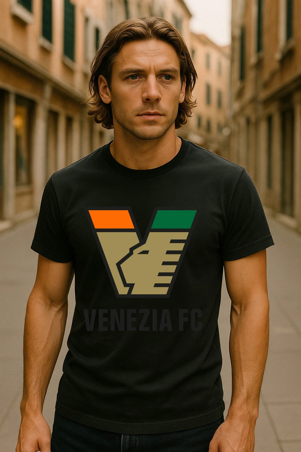 Fashion Football Jersey Men Women Clothing New Venezia FC Jersey Breathable Quick Dry Elastic Casual Training Moto Summer Tops