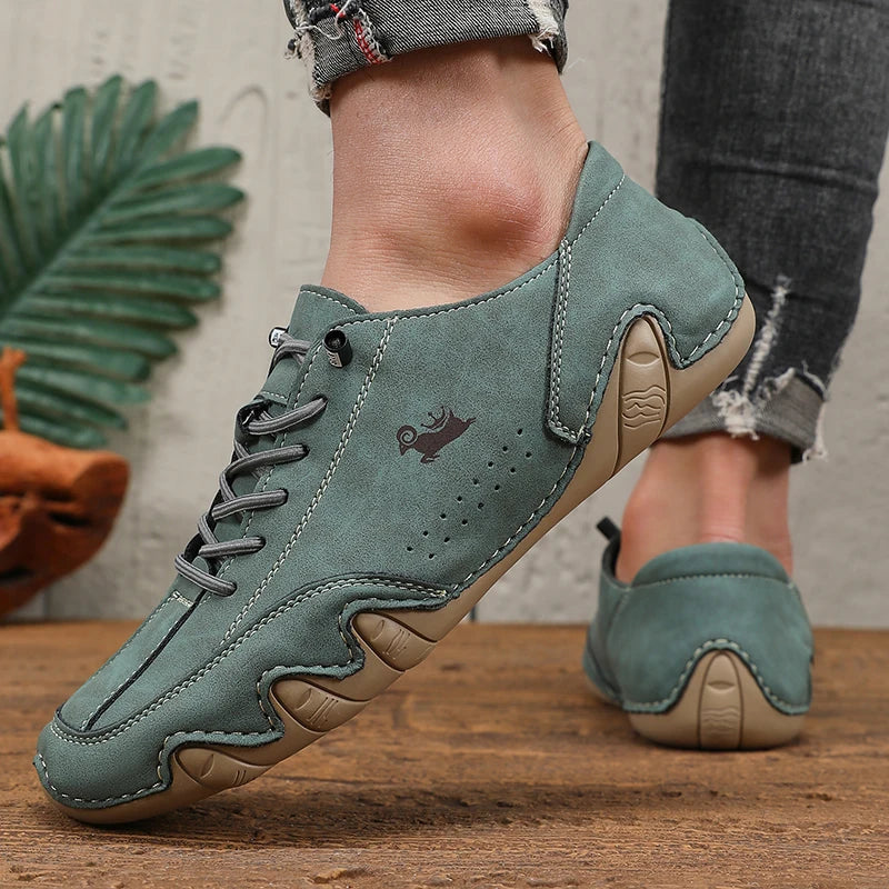 أحذية رياضية خارجية للرجال - تصميم عصري وخفيف الوزن وجيد التهوية مناسب للأحذية المسطحة غير الرسمية للنساء في أي مناسبة